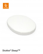 Sleepi Mini V3 ovál lepedő - White White Sleepi Mini V3 ovál lepedő - White White